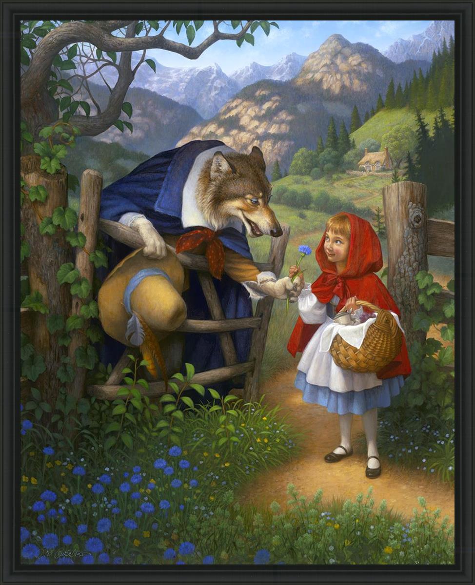 Little Red Riding Hood Meets the Wolf