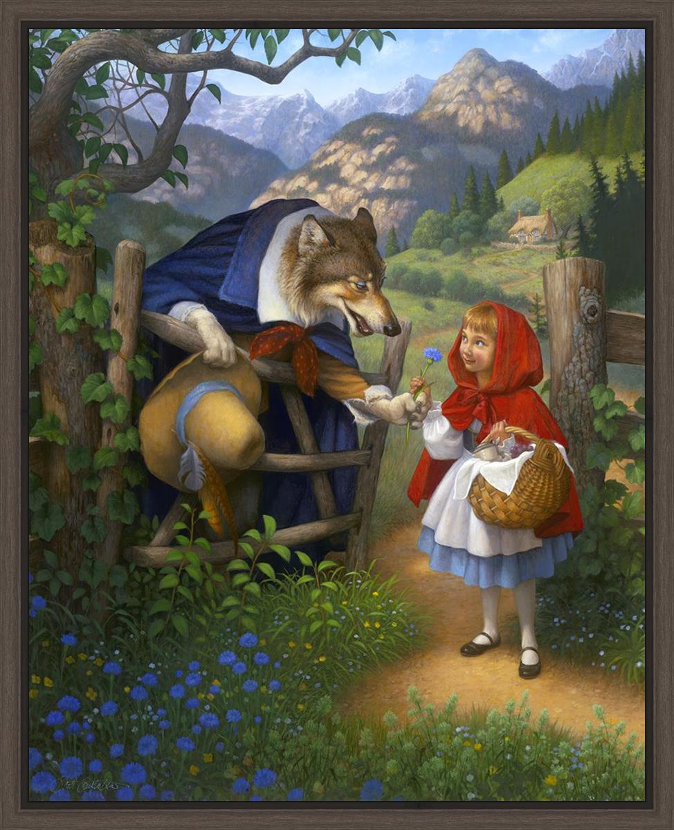 Little Red Riding Hood Meets the Wolf