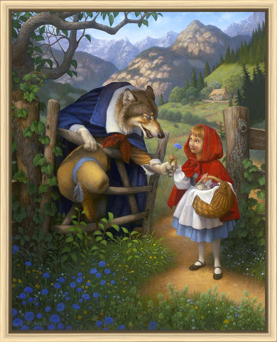 Little Red Riding Hood Meets the Wolf