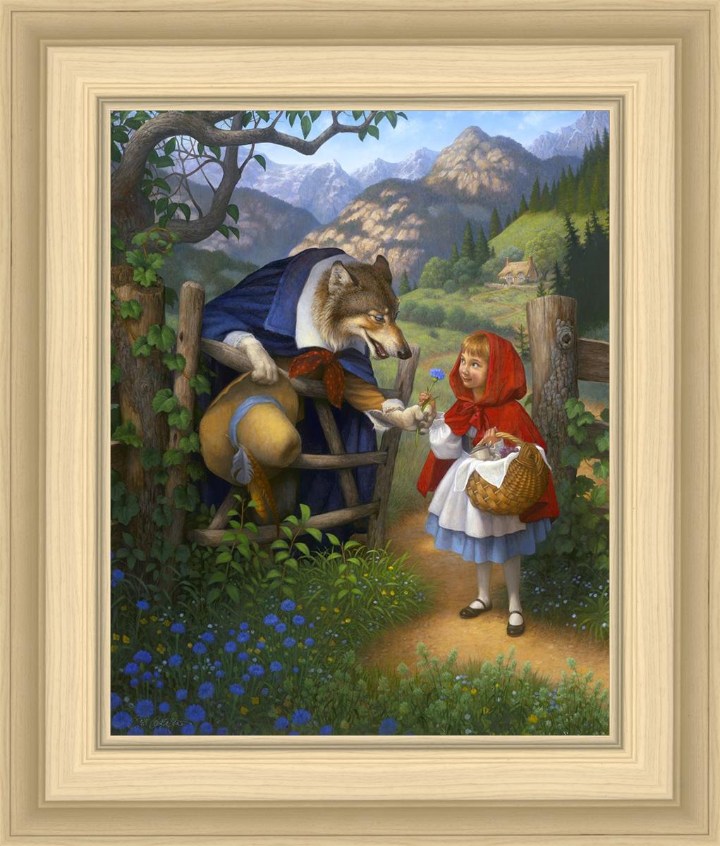 Little Red Riding Hood Meets the Wolf
