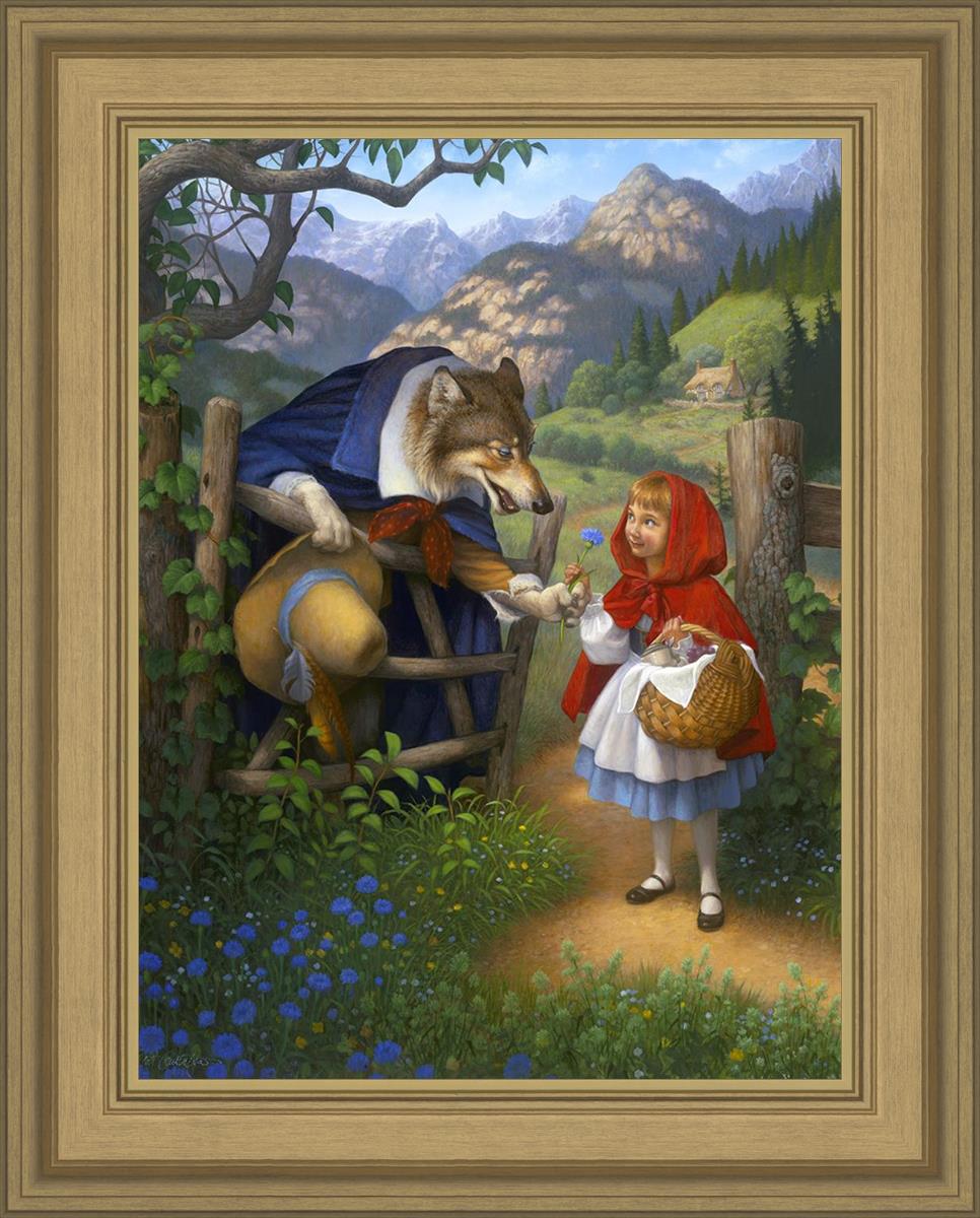 Little Red Riding Hood Meets the Wolf
