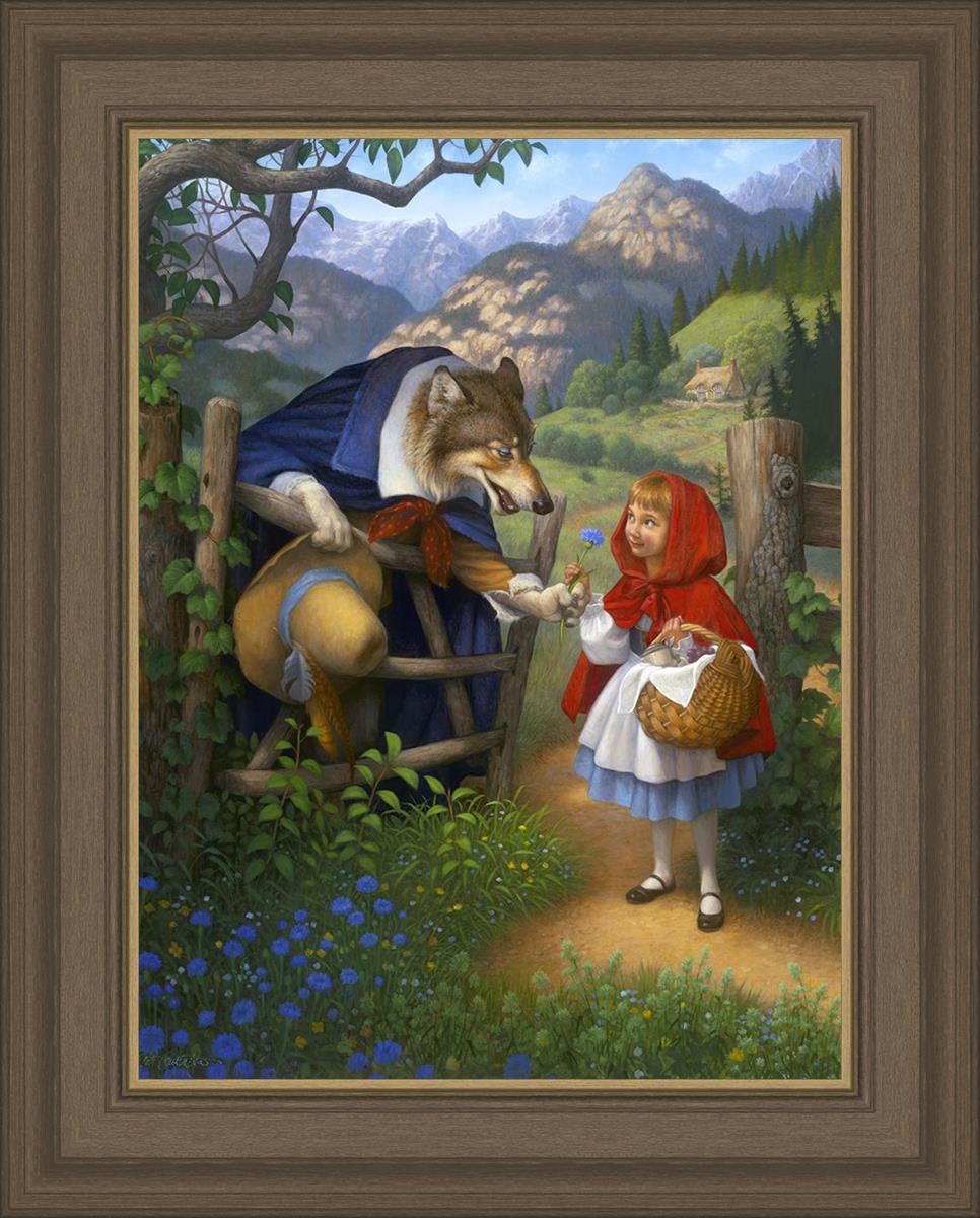 Little Red Riding Hood Meets the Wolf