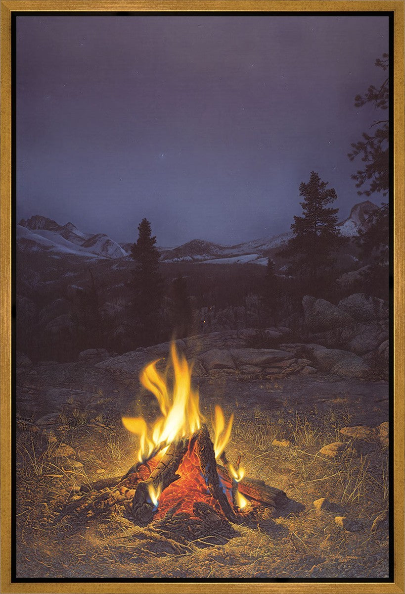A Mountain Campfire