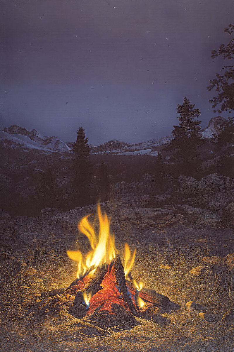 A Mountain Campfire