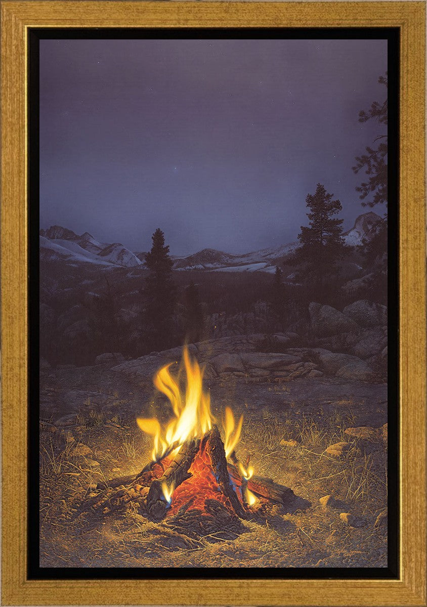 A Mountain Campfire