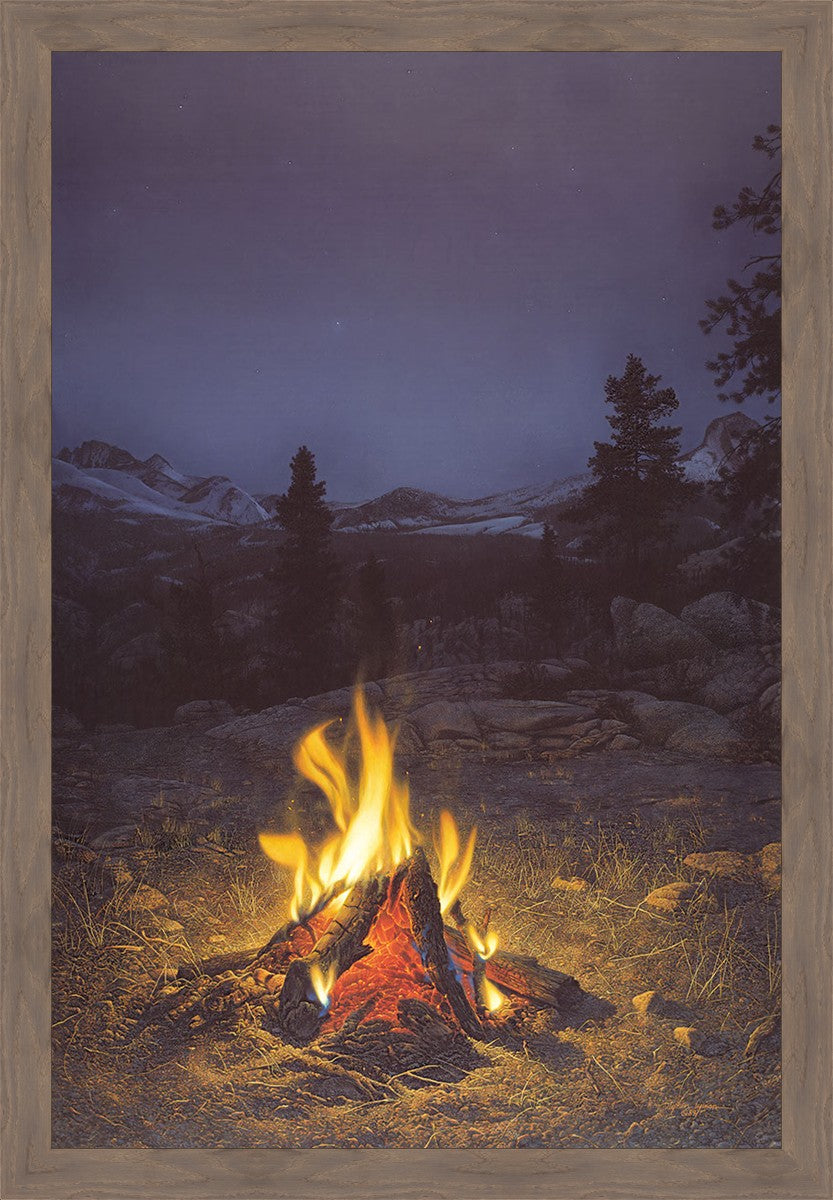 A Mountain Campfire