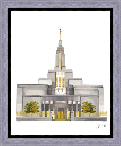 Sacred Spaces Draper Utah Temple Gallery Wrap