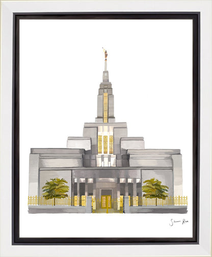 Sacred Spaces Draper Utah Temple Gallery Wrap