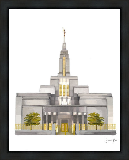 Sacred Spaces Draper Utah Temple Gallery Wrap