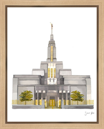 Sacred Spaces Draper Utah Temple Gallery Wrap