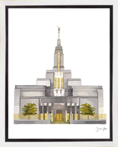 Sacred Spaces Draper Utah Temple Gallery Wrap