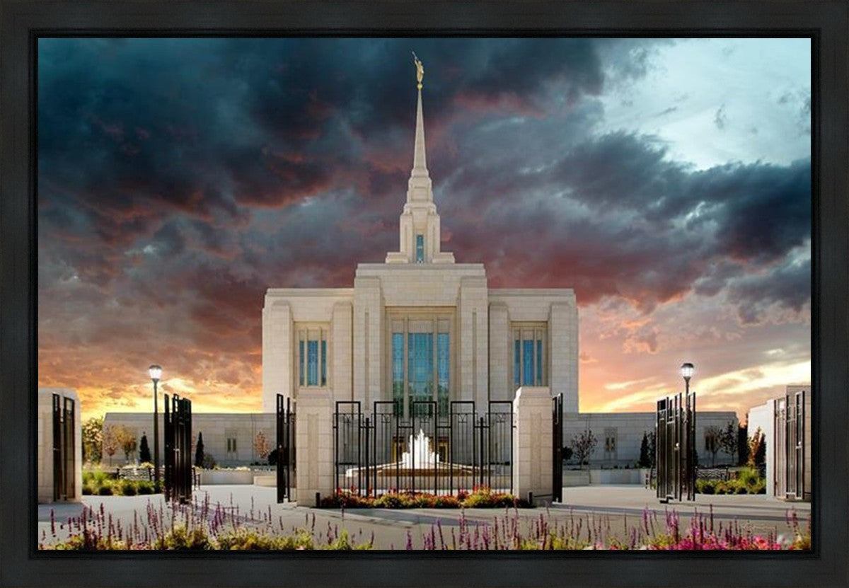 Ogden Temple Refuge from the Storm