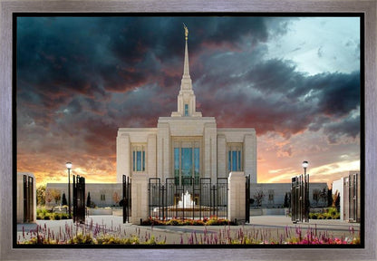 Ogden Temple Refuge from the Storm