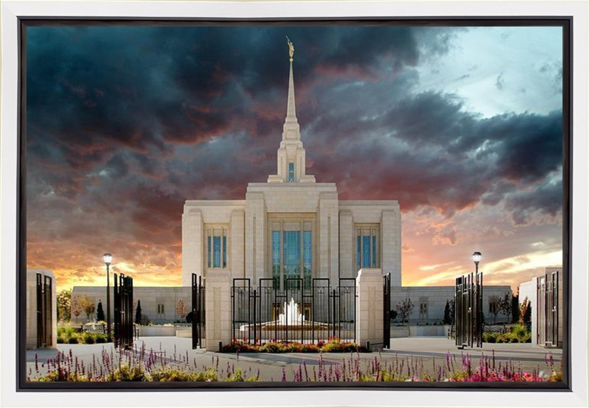 Ogden Temple Refuge from the Storm