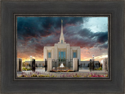 Ogden Temple Refuge from the Storm