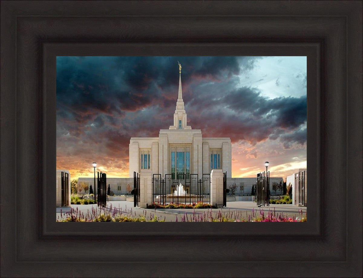 Ogden Temple Refuge from the Storm