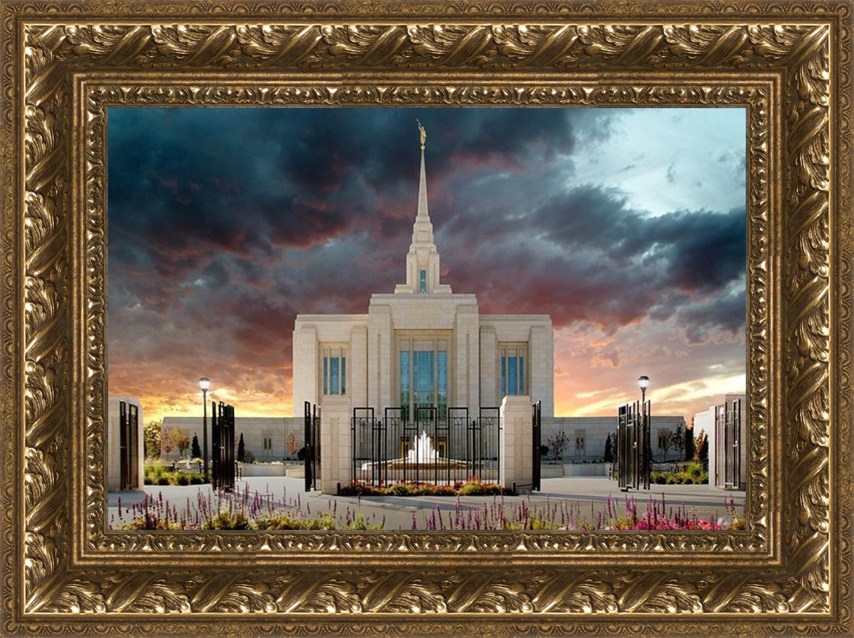 Ogden Temple Refuge from the Storm