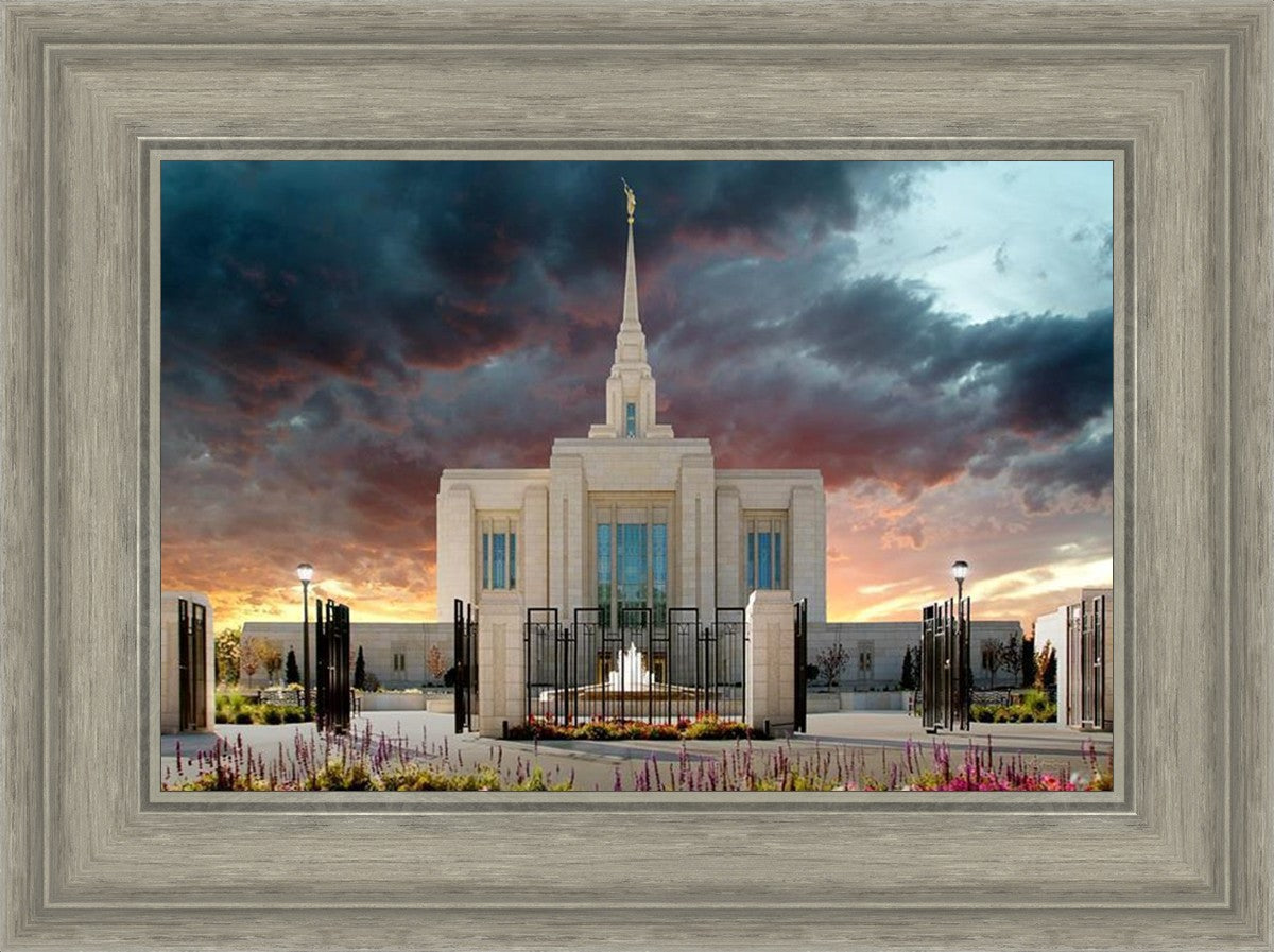 Ogden Temple Refuge from the Storm