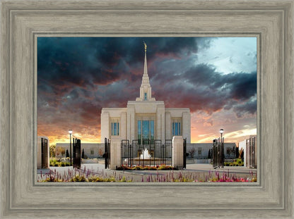 Ogden Temple Refuge from the Storm