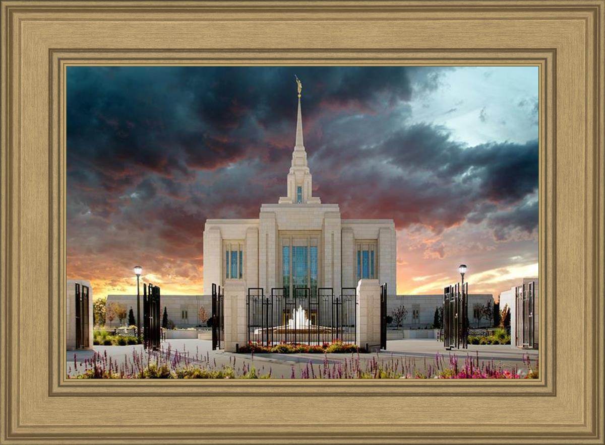 Ogden Temple Refuge from the Storm