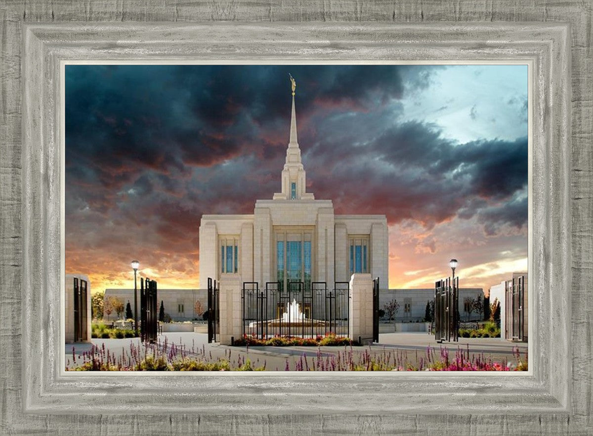 Ogden Temple Refuge from the Storm