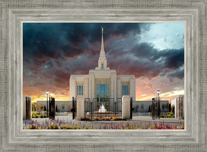 Ogden Temple Refuge from the Storm