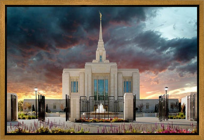 Ogden Temple Refuge from the Storm