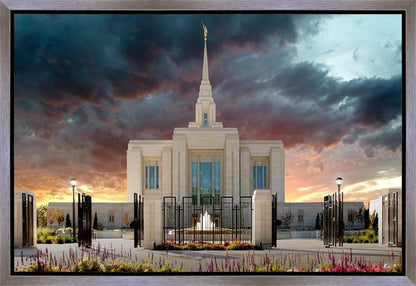 Ogden Temple Refuge from the Storm