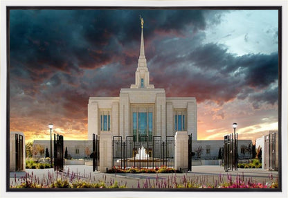 Ogden Temple Refuge from the Storm