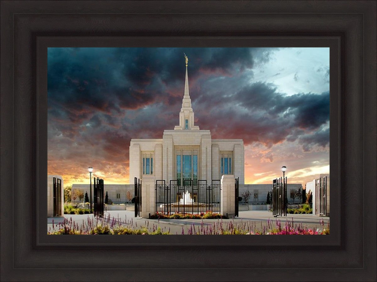 Ogden Temple Refuge from the Storm