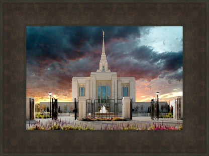 Ogden Temple Refuge from the Storm