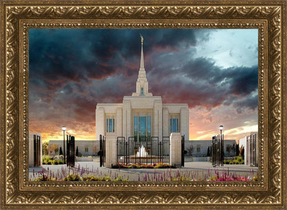 Ogden Temple Refuge from the Storm
