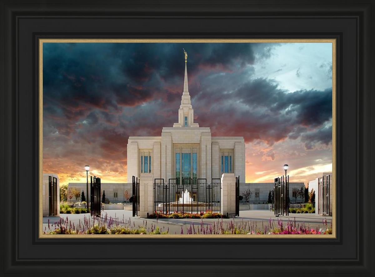 Ogden Temple Refuge from the Storm