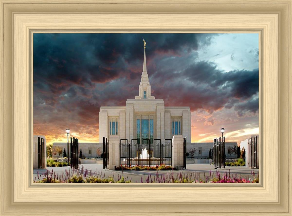 Ogden Temple Refuge from the Storm