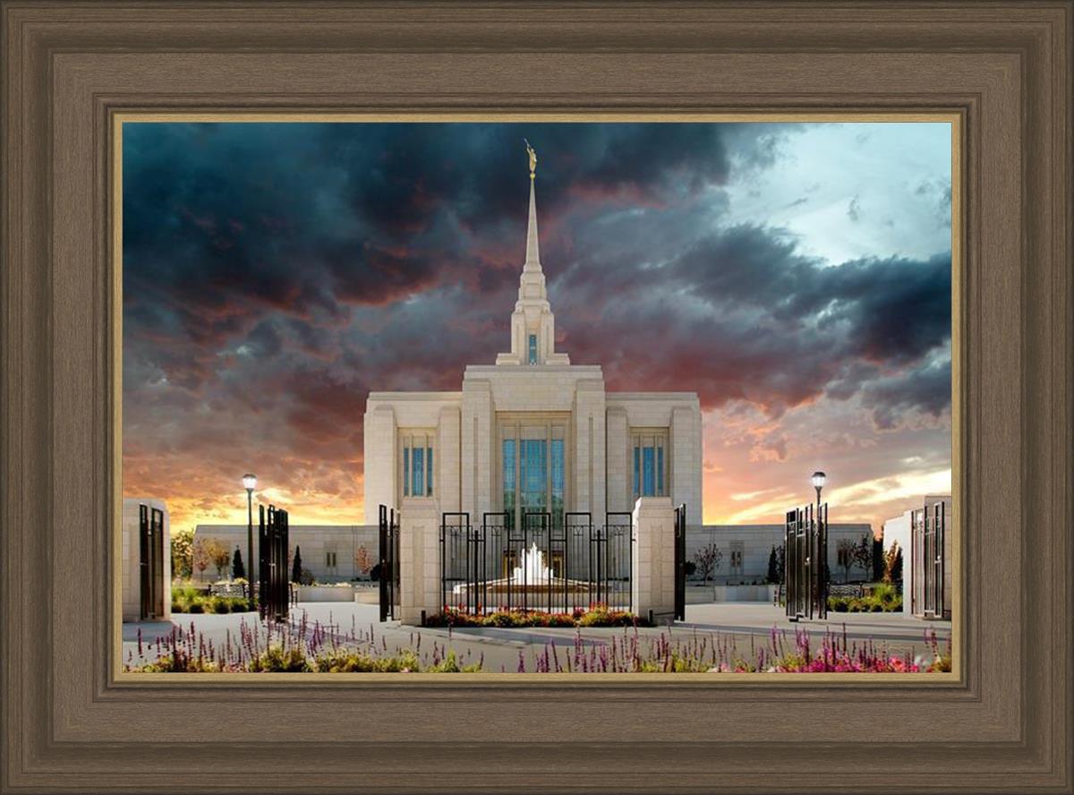 Ogden Temple Refuge from the Storm