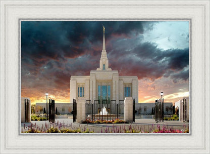 Ogden Temple Refuge from the Storm