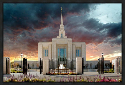 Ogden Temple Refuge from the Storm