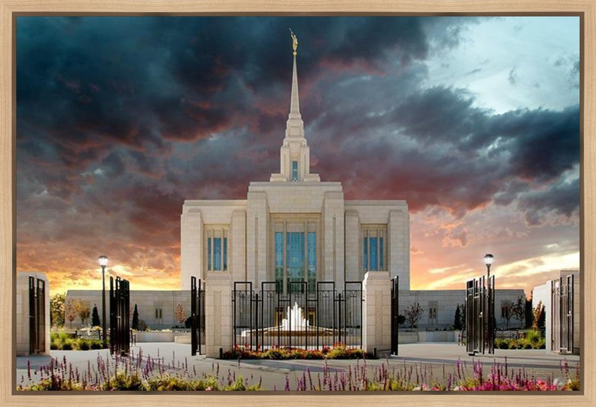 Ogden Temple Refuge from the Storm