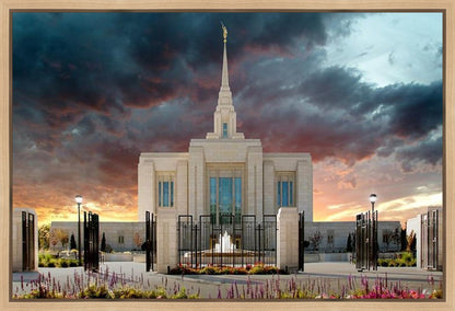 Ogden Temple Refuge from the Storm