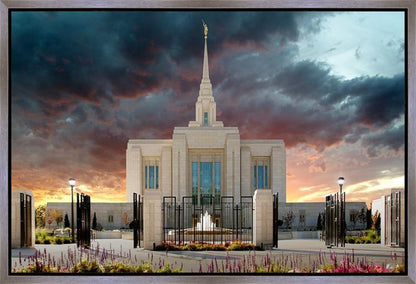 Ogden Temple Refuge from the Storm
