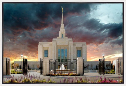 Ogden Temple Refuge from the Storm