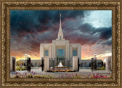 Ogden Temple Refuge from the Storm