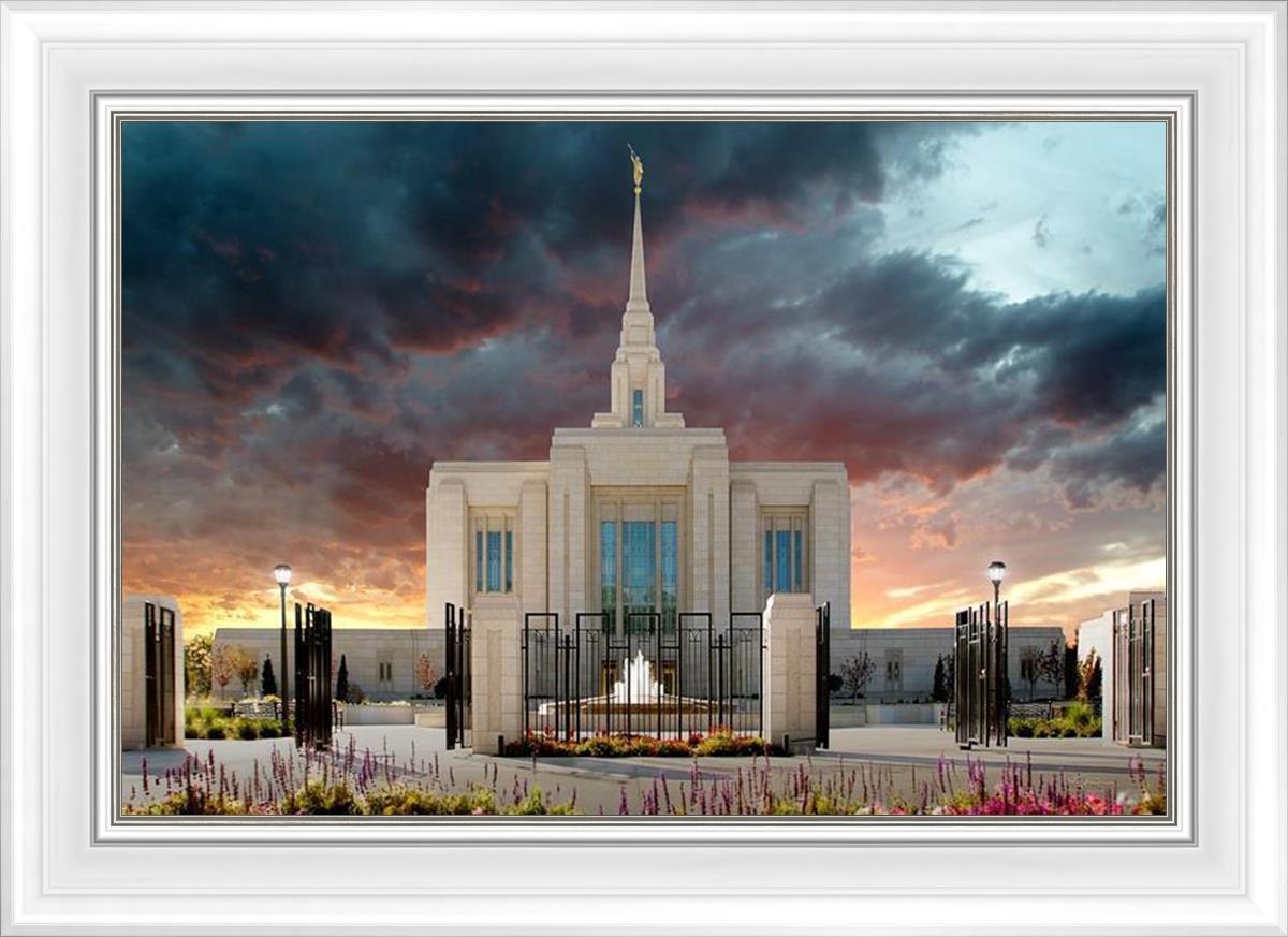 Ogden Temple Refuge from the Storm