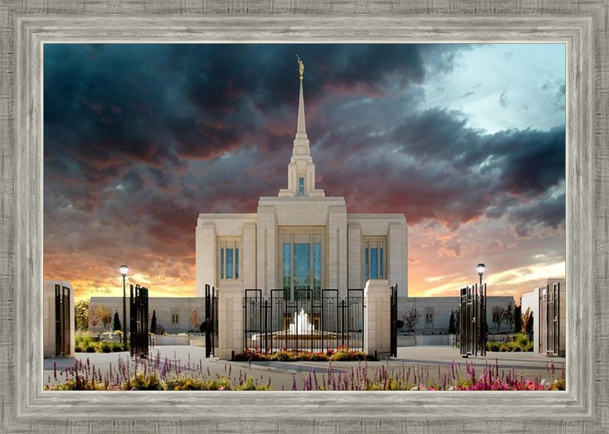 Ogden Temple Refuge from the Storm