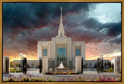 Ogden Temple Refuge from the Storm