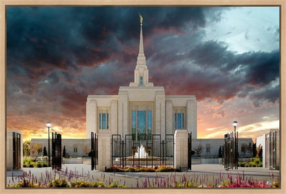 Ogden Temple Refuge from the Storm