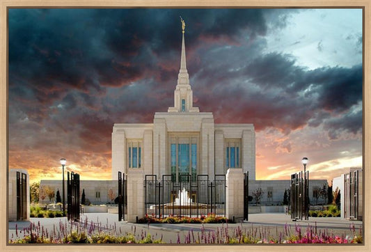 Ogden Temple Refuge from the Storm