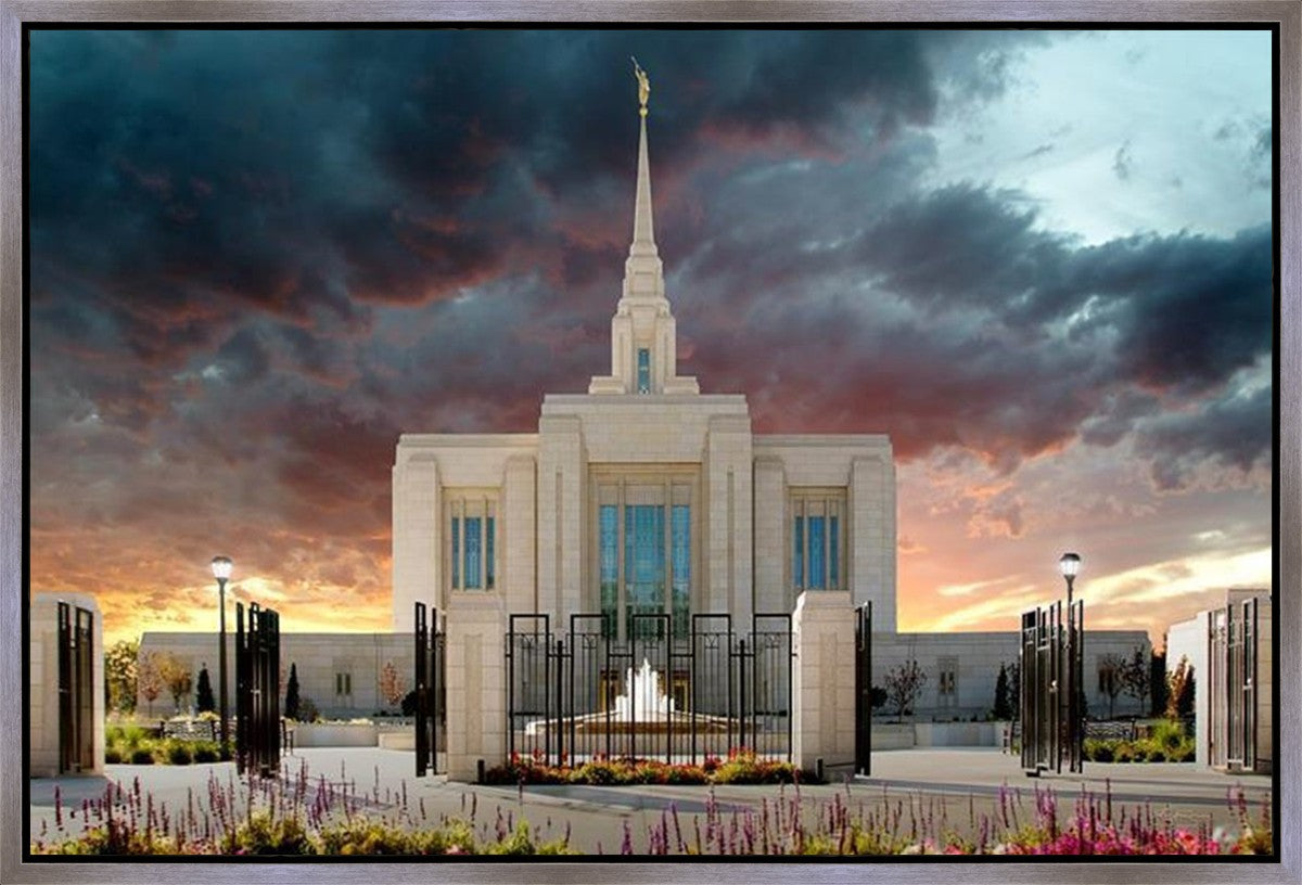 Ogden Temple Refuge from the Storm