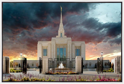 Ogden Temple Refuge from the Storm