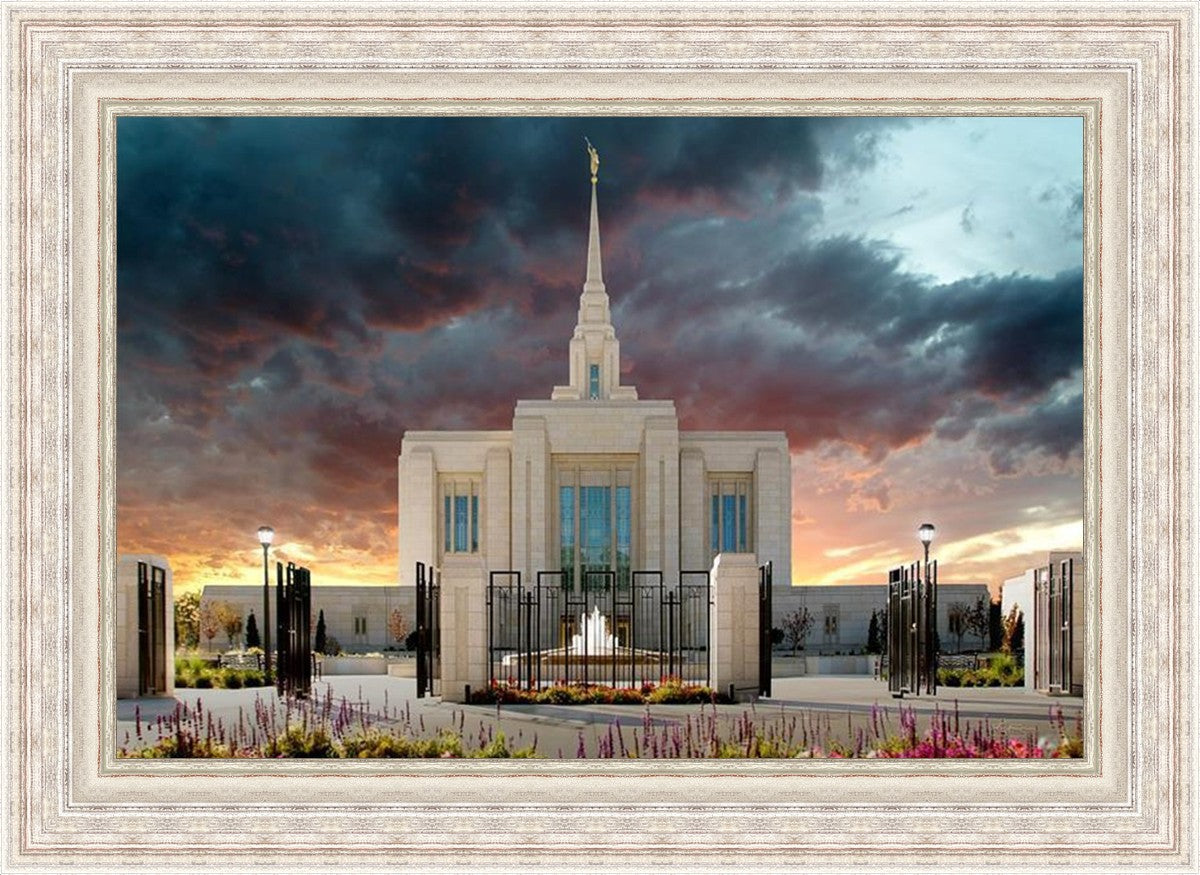 Ogden Temple Refuge from the Storm